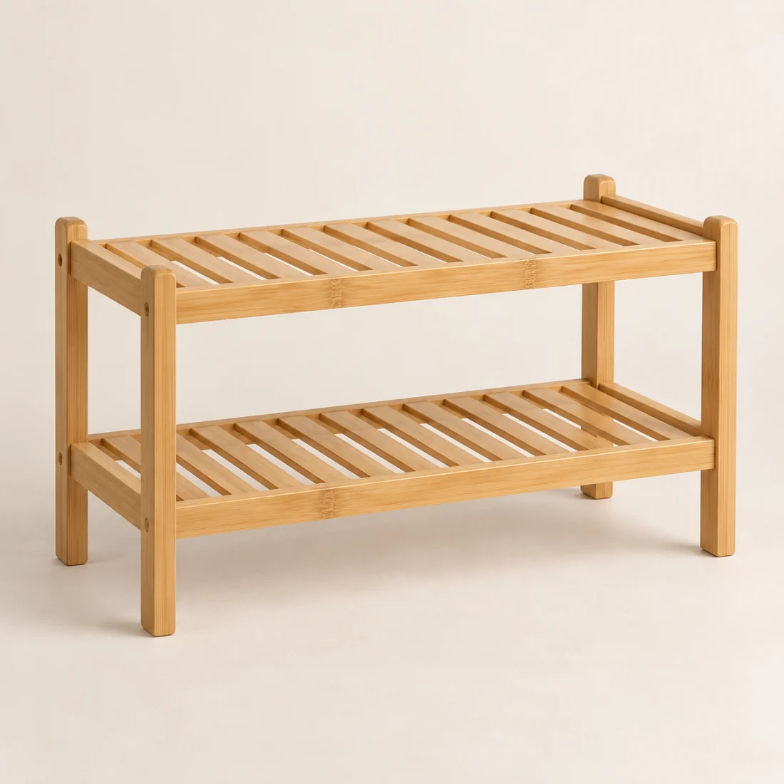 Two-tier slipper rack